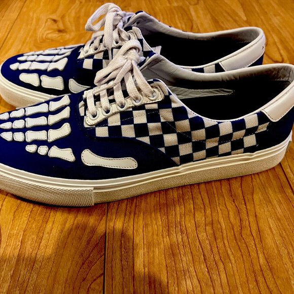 AMIRI Skel Top Low Blue Board Shoes Casual Street Sports Keds Size US 10